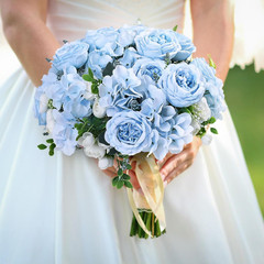 2 Packs Peonies Artificial Flowers, Blue Artificial Peonies, Silk Peonies Flo…