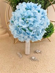 Bling Universal Bouquet Holder Crystal Rhinestone Wedding Bride Bouquet Holder
