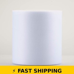 Miegecha 6″ x 100 Yards Tulle Roll – White Fabric for Crafts