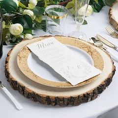 11-15″ Natural Round Poplar Wood Slices Wedding Centerpieces Crafts Decorations