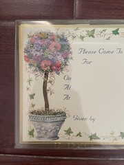 New Caspari Topiary Ivy Bridal Shower Invitations Invites Cards
