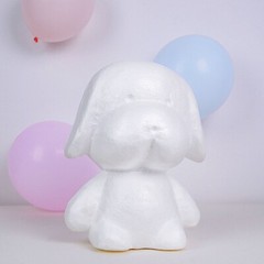 12″ White STYROFOAM PUPPY 3D Animal Model DIY Craft Decoration Party Supplies