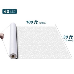Wedding Aisle Runner 3×100 Ft, White Non-Slip, Cuttable – Perfect