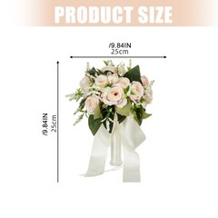 Weather Resistant Bouquet with Realistic Appearance Bridal Bouquet for Weddings