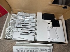 WEDDING STYLE BRIDAL BELLS LED LIGHT SET 10 LIGHTS W AC ADAPTER MARRIAGE DECOR