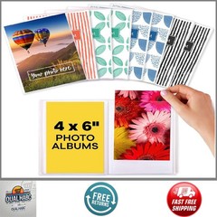 4×6 Photo Albums Set of 8 Mini Paper Plan Each Holds 36 Portrait Landscape Pictu