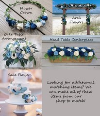 Burnt Orange Navy Bridal Bouquet Fall Colors Wedding Flowers Sola Wood Cascade