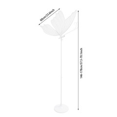 2pcs Freestand 110V Wedding Creative Butterfly LED Floor Lamps Adjustable Height