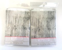 2 Pkgs Each 24 Count Garner Studios WEATHERED WOOD FAVOR BAGS Wedding Collection