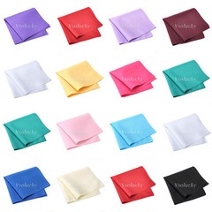 50pcs Linen Napkins Polyester Handkerchief Cloth Diner Wedding Party 30cm x 30cm