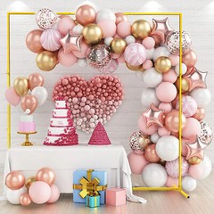 6.6×5.2FT Rectangle Backdrop Stand Arch Frame for Wedding Party Decoration