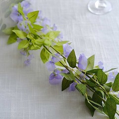 2 LAVENDER 6 ft Artificial Silk Wisteria Flowers Hanging Vine Garlands Wedding