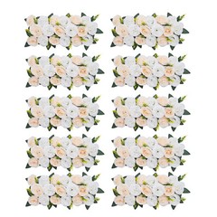 Party Dining Table Flower 10Pcs Artificial Flowers Dusty Rose Floral Arrangement