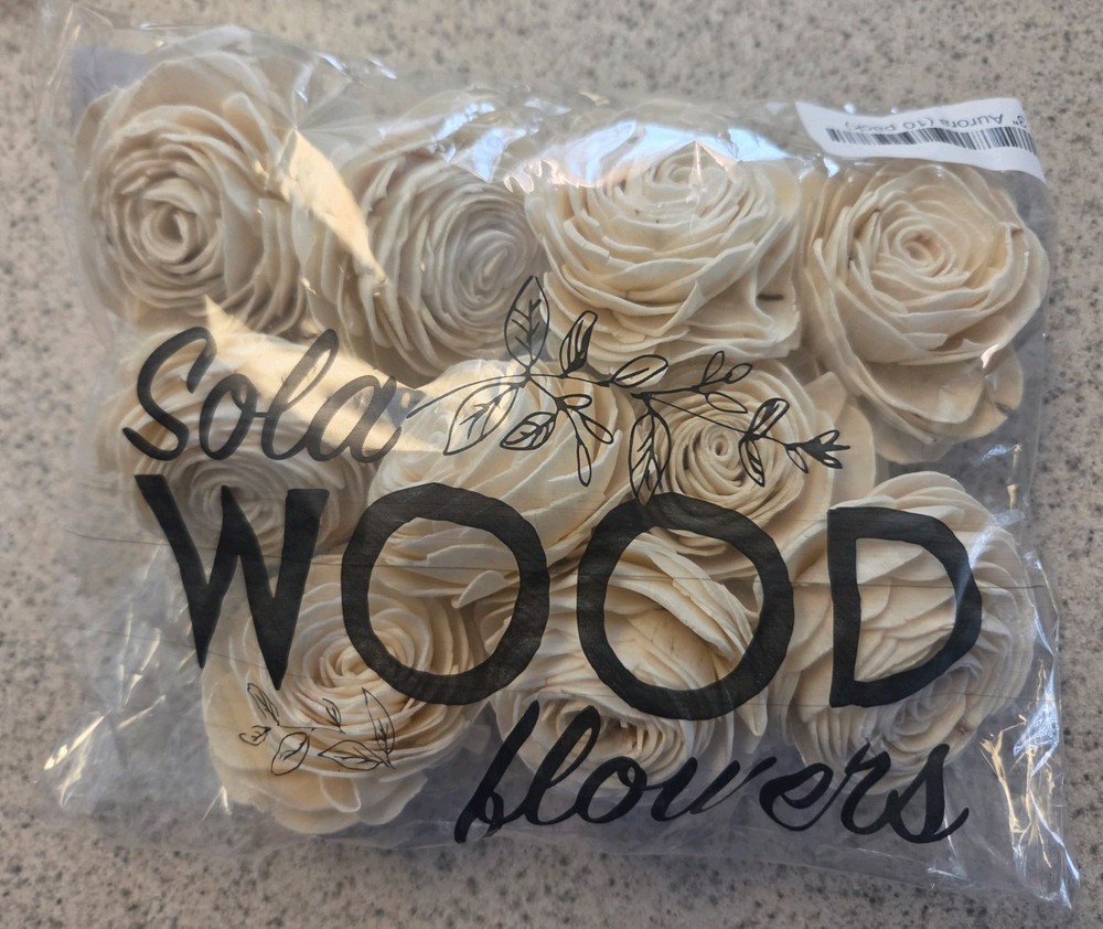 Sola Wood Flowers brand 3 inch flowers in a 10-pack. Free Shipping!