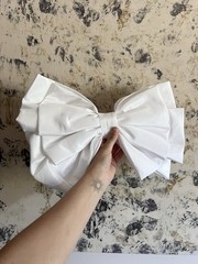 Extra Large Big Taffeta Bow For Decor, Wedding Dress, Gift 15” X 10”