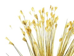 2 pcs Gold Iridescent centerpiece balloon weight 21″ tall