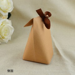 50/100PCS Kraft Paper Square Chocolate Candy Gift Boxes Wedding Party Favor Box
