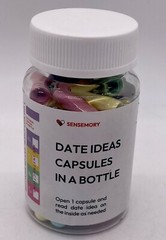 SENSEMORY Date Ideas Capsules In A Bottle 50 count **NEW**