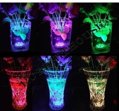 LED Light Puck or Pod Remote Control RGB LED Submersible Lights – 12pc w/ remote