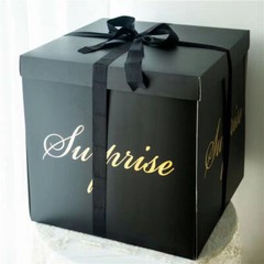 Wedding anniversaire decoration 50x50x50cm Surprise gift box birthday party d…