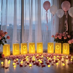 Valentines Day Decorations, Special Night Romantic Decorations – I Love You L…