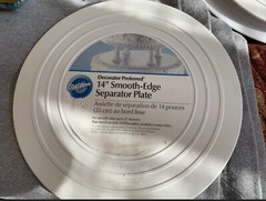 New Wilton Decorator Preferred Smooth Edge Round Cake Separator Plate Multi Size