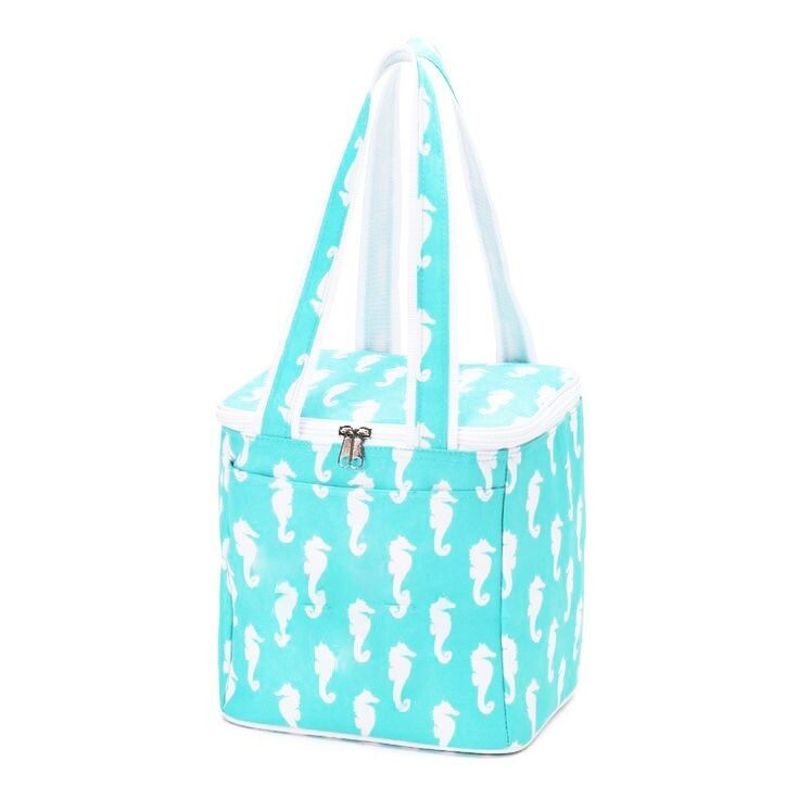 NEW Seahorse Cooler Tote – wedding party gifts, birthday gift, party favor