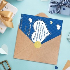 Fathers Day Card for Husband, Fathers Day Card Gift from wife, Father’s Day D…