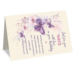 Niece Birthday Card Gift, Happy Birthday Card for Niece, Adult Birthday Gift …