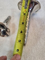 Wedding Flower Holders 4 Liards Tussie Mussie Bouquet Nickel Silver