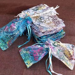 Colorful Organza Bag Jewelry Packaging Drawstring Pouch Wedding Gift Favor Bags