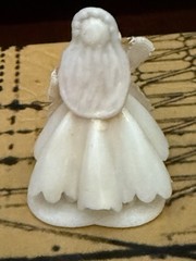 Wedding Cake Topper Mini Bride Red Head