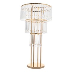 3-Tier Crystal Flower Stand Wedding Centerpieces For Tables 28.3in Tall Pair NEW