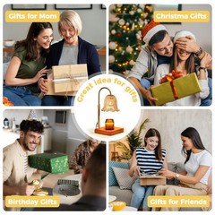 GODONLIF Candle Warmer Lamp with Timer Dimmable, Birthday Gifts for Women Mom, H