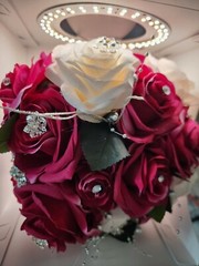 Pink & Ivory Luxury Bouquets for Quincenera & Wedding
