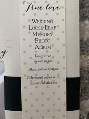 True Love Wedding PLANNER ORGANIZER + Memory Photo Album New CR Gibson Ret.$70