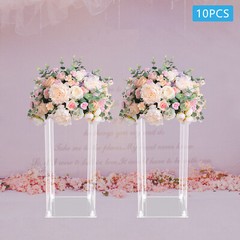 Acrylic Wedding Flower Stand, Sturdy and Durable, 17.64 lbs Load Bearing, Clear