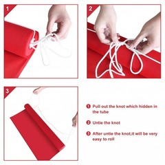 Disposable Aisle Runner, Red, 3×100 Feet