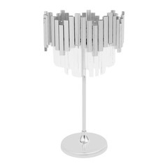 26.77″ Silver Metal FLOWER STAND Round top Centerpiece Party Events Decorations