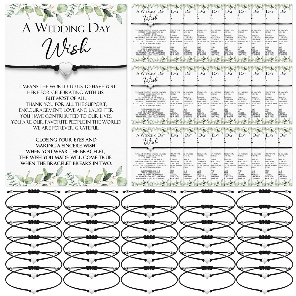 Sasylvia 50 Sets Wedding Favors for Guests 6.3 – 11.81 inches, Multicolored