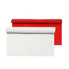 Red/White Wedding Carpet Non-Woven Polyester Wedding Aisle Runner for Ceremony