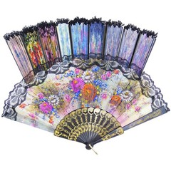 Grosun 10 Pieces Spanish 9 Inches (Closed), 16.5 (Open), multicolor