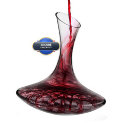 Krosno Red Wine Decanter Carafe 60.9 Oz For Home Restaurants And Kitchen Water