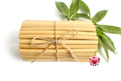 100 PERSONALIZED Bamboo Straws, Reusable straw, Wedding straws, Wedding favors