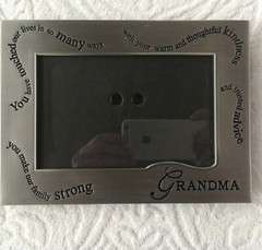 Malden Pewter Finish Photo Frame Grandma With Your Warm and Thoughtful Kindness