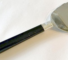 Vera Wang Wedgwood With Love Noir Cake Server Pair Black Enamel/Silverplate Trim