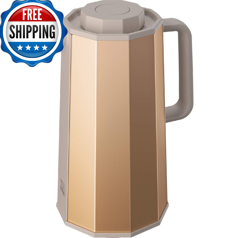 Zojirushi Ah-Eae10Na Glass Vacuum Carafe 1.0 Liter Gold