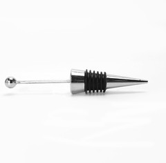10PCS Beadable Wine Stoppers, Beaded Bottle Cap Zinc Alloy Reusable Corkscrew Sa