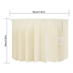 10* Cardboard Flower Stands Free Standing White White Column Rack Decor Column