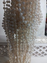Huge Lot Ivory Pearl Garland Beads & Teardrop Pearl Trim Wedding Decor DIY…